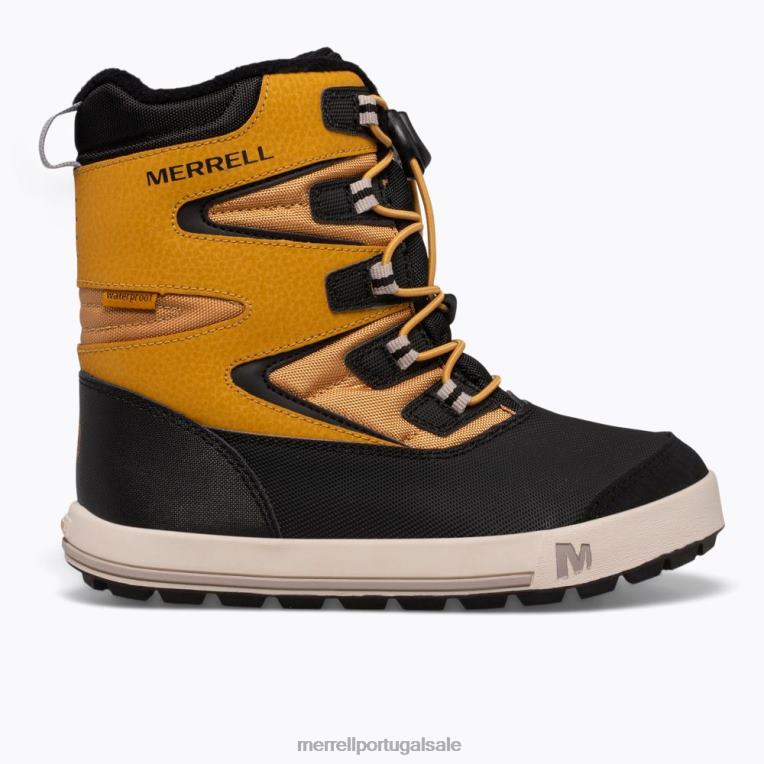 bota banco de neve 3.0 (mk265185k) Merrell crianças 4820N1485 trigo sapato