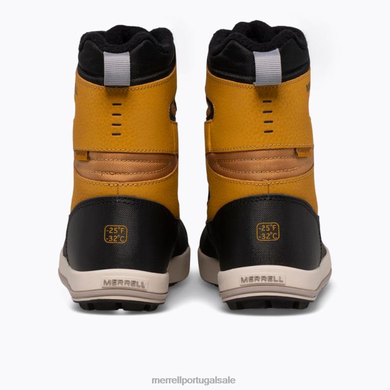 bota banco de neve 3.0 (mk265185k) Merrell crianças 4820N1485 trigo sapato