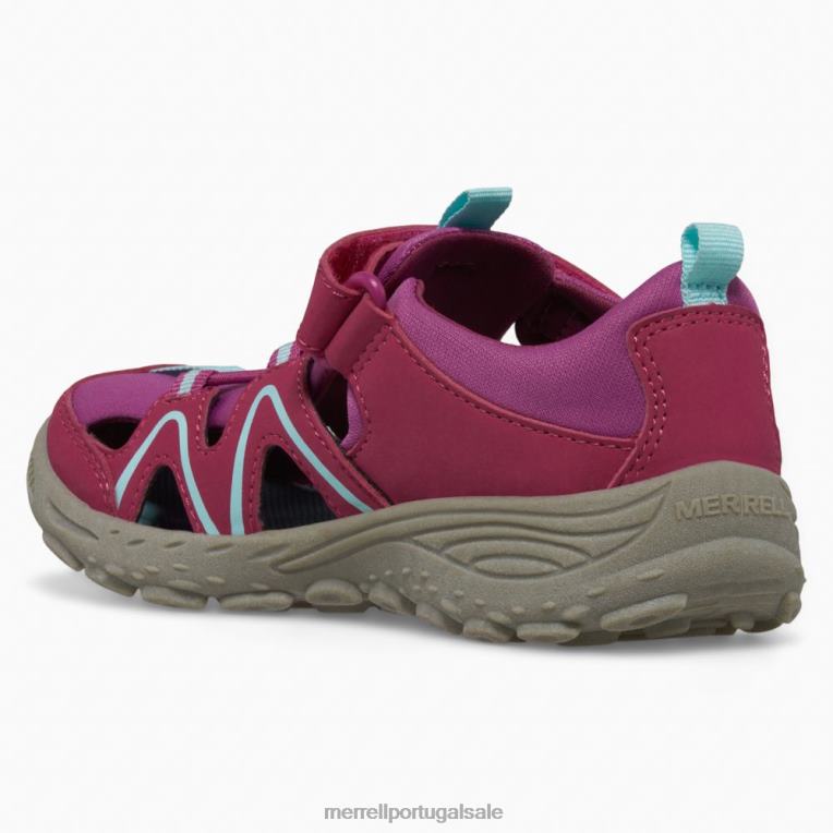 hidro explorador (mk166965) Merrell crianças 4820N1409 berry/turq/cinza sapato