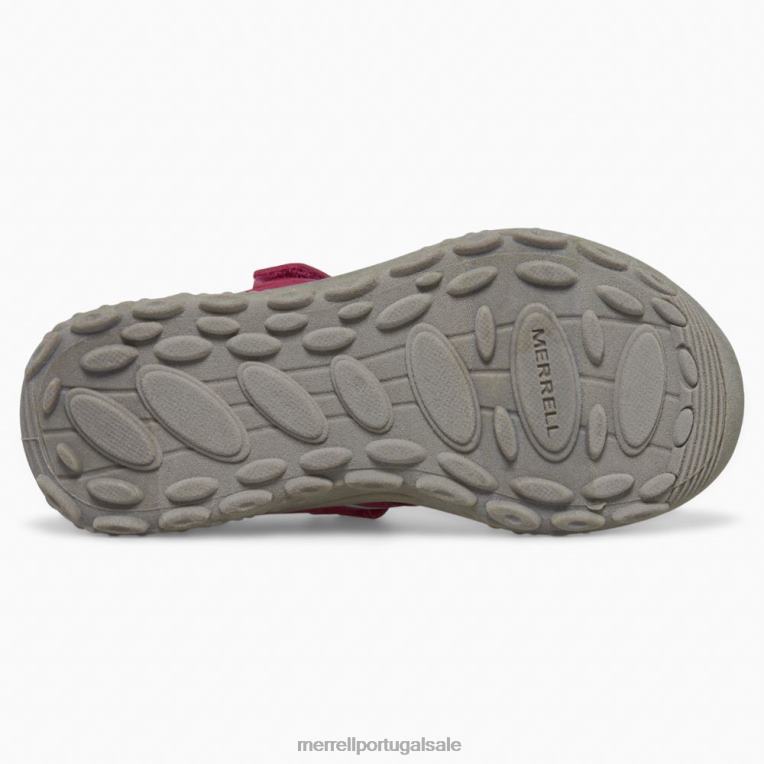 hidro explorador (mk166965) Merrell crianças 4820N1409 berry/turq/cinza sapato