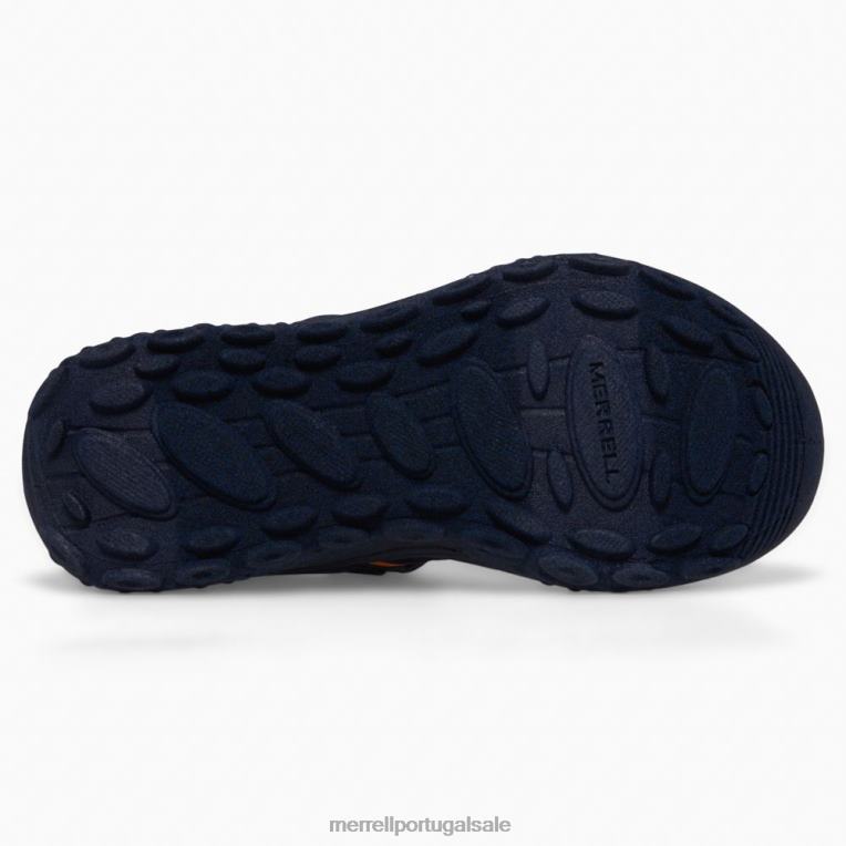 hidro explorador (mk266963) Merrell crianças 4820N1410 marinho/laranja sapato