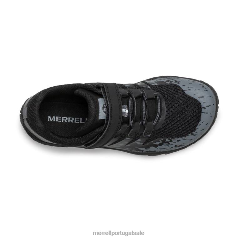 luva de trilha 5 a/c sapato (mk263004k) Merrell crianças 4820N798 preto sapato