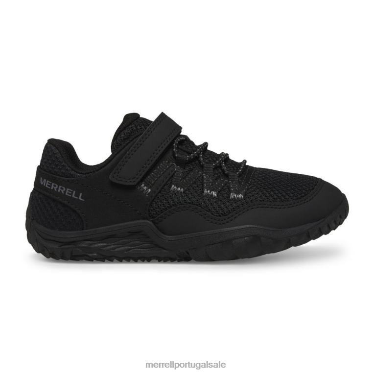 luva de trilha 7 a/c (mk266792k) Merrell crianças 4820N1440 preto sapato