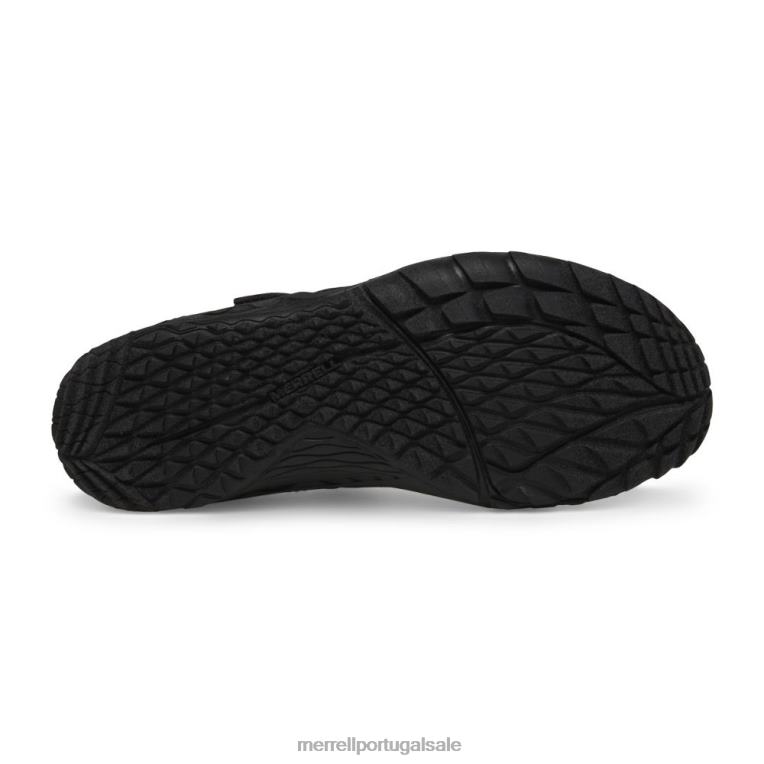 luva de trilha 7 a/c (mk266792k) Merrell crianças 4820N1440 preto sapato