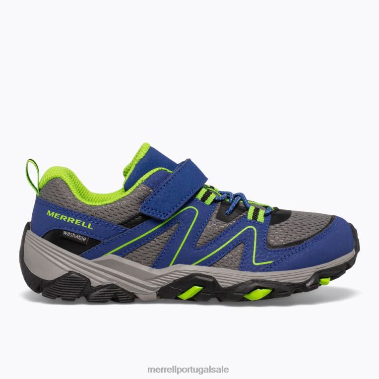missão de trilha (mk262619) Merrell crianças 4820N1350 azul verde sapato