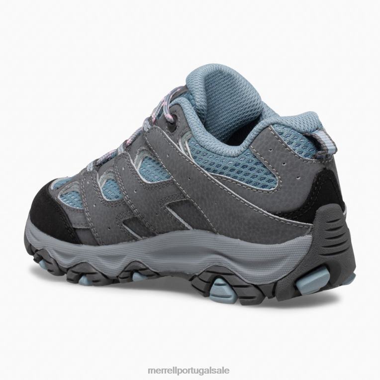 moab 3 tênis impermeável de renda baixa (mk165706) Merrell crianças 4820N1477 altitude sapato