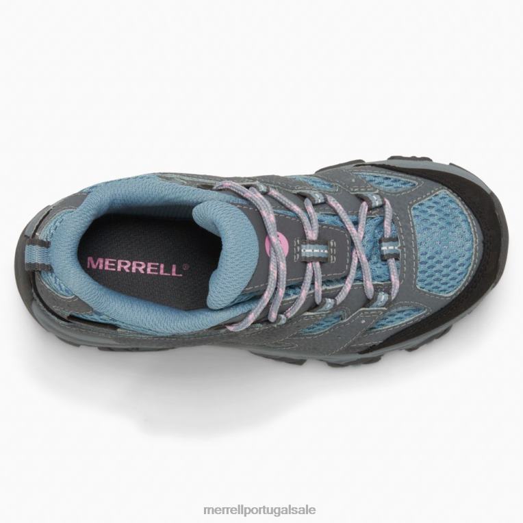 moab 3 tênis impermeável de renda baixa (mk165706) Merrell crianças 4820N1477 altitude sapato