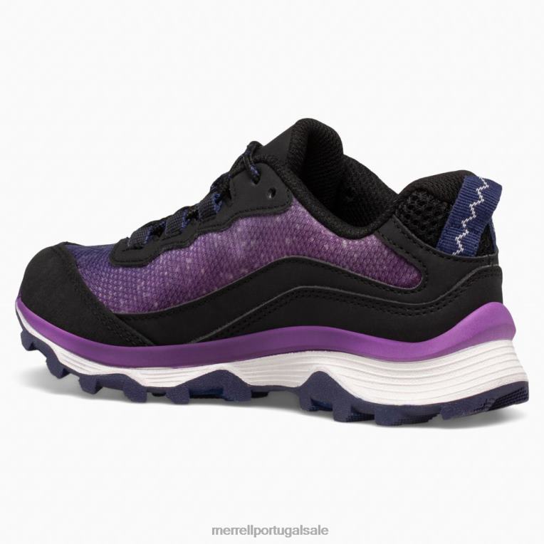 moab velocidade baixa à prova d'água (mk266283) Merrell crianças 4820N1375 galáctico sapato