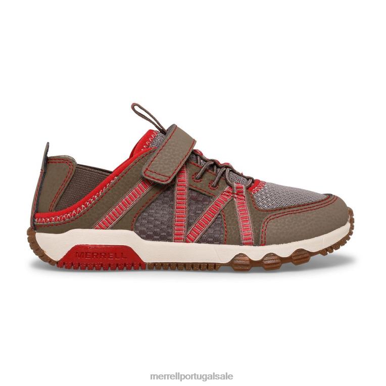 sandália Hydro Free Roam (mk265668k) Merrell crianças 4820N1499 fumaça de armas sapato