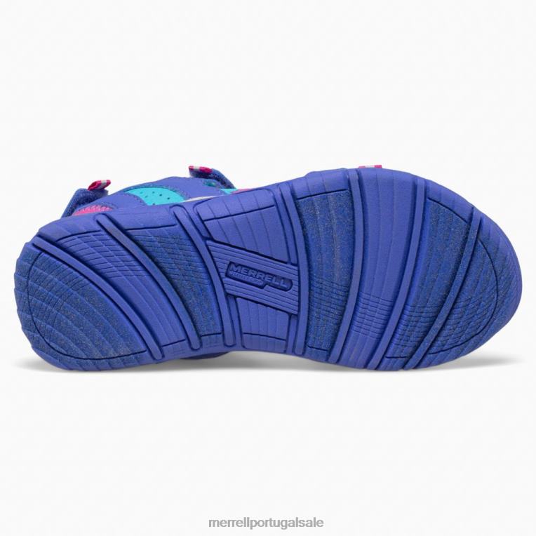 sandália panther 2.0 (mk165939) Merrell crianças 4820N1404 turq/roxo sapato
