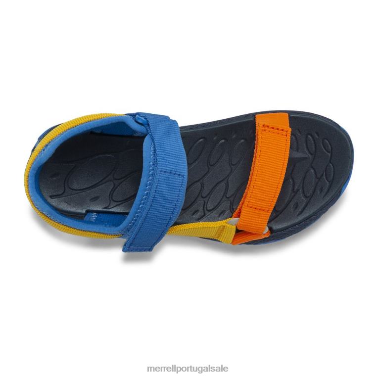 sandália web kahuna (mk264947k) Merrell crianças 4820N1399 multi azul sapato