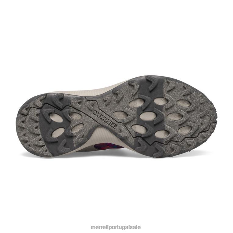 tênis nova 2 (mk166239) Merrell crianças 4820N784 cinza/multi sapato