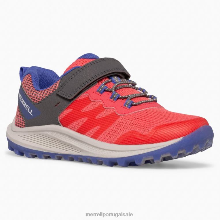 tênis nova 3 (mk166787) Merrell crianças 4820N1358 lava sapato