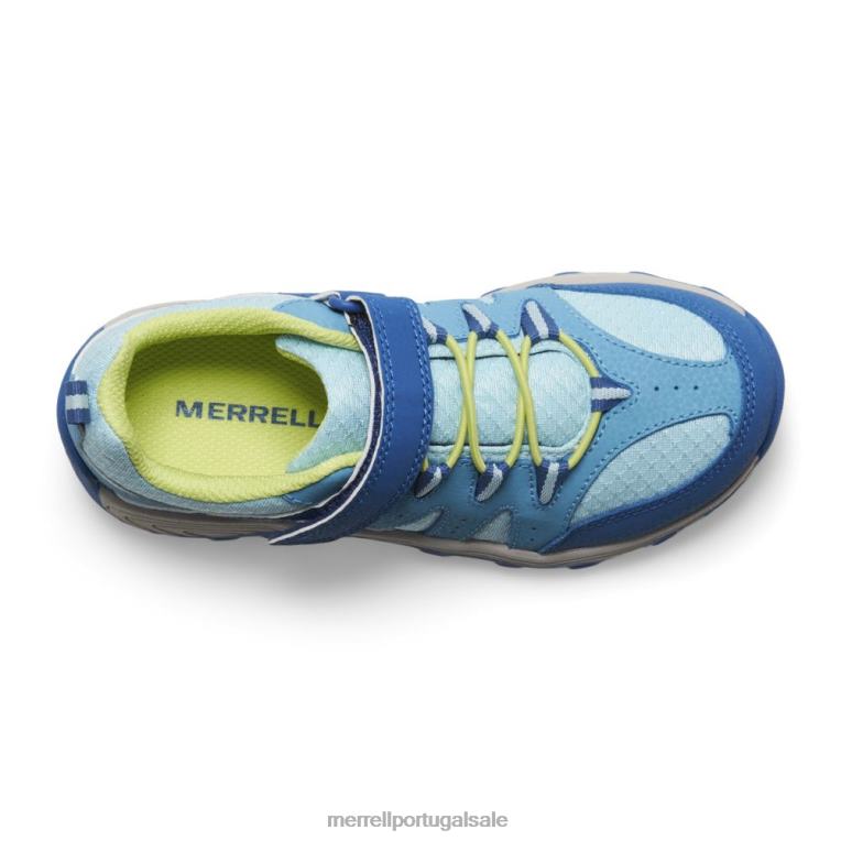 tênis outback low 2 (mk166997) Merrell crianças 4820N1454 turquesa/lima sapato