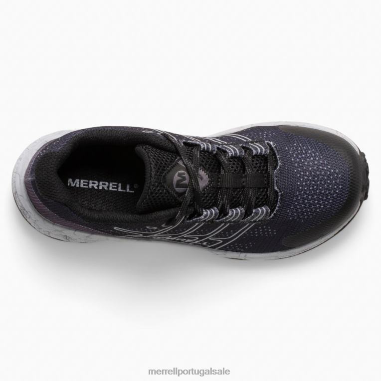 voo baixo moab (mk265733) Merrell crianças 4820N1435 preto sapato