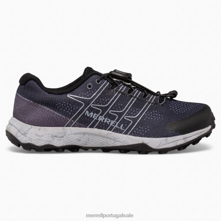 voo moab baixo ar condicionado (mk265736) Merrell crianças 4820N1390 preto sapato