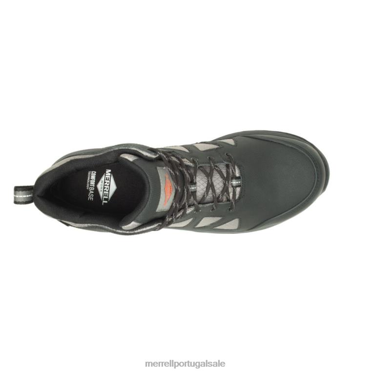 fullbench velocidade média à prova d'água cf (j005025) Merrell homens 4820N689 preto/carvão sapato