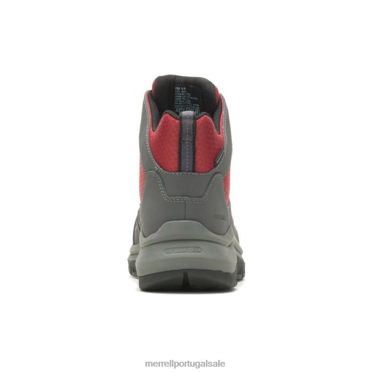 fullbench velocidade média à prova d'água cf (j005027) Merrell homens 4820N688 asfalto/dália sapato