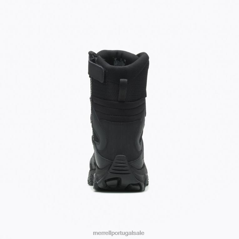 moab 3 8'' bota impermeável com zíper tático (j003907) Merrell homens 4820N630 preto sapato