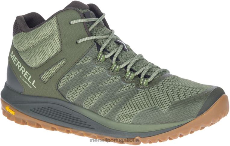 nova 2 meio à prova d'água (j035581) Merrell homens 4820N209 líquen sapato