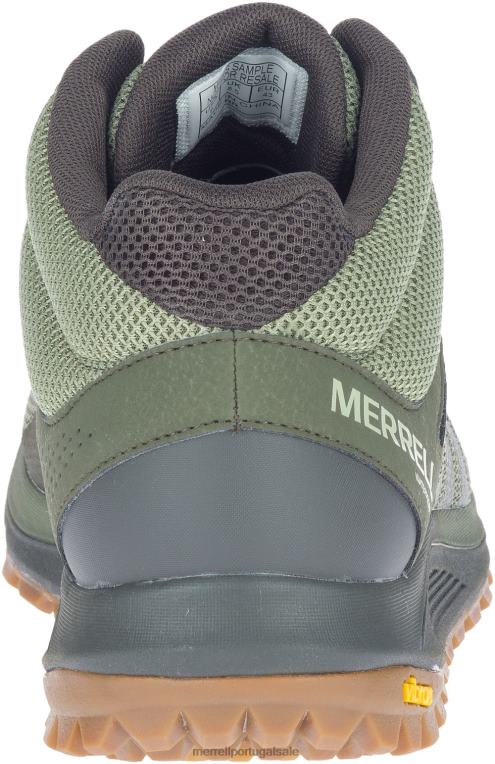 nova 2 meio à prova d'água (j035581) Merrell homens 4820N209 líquen sapato