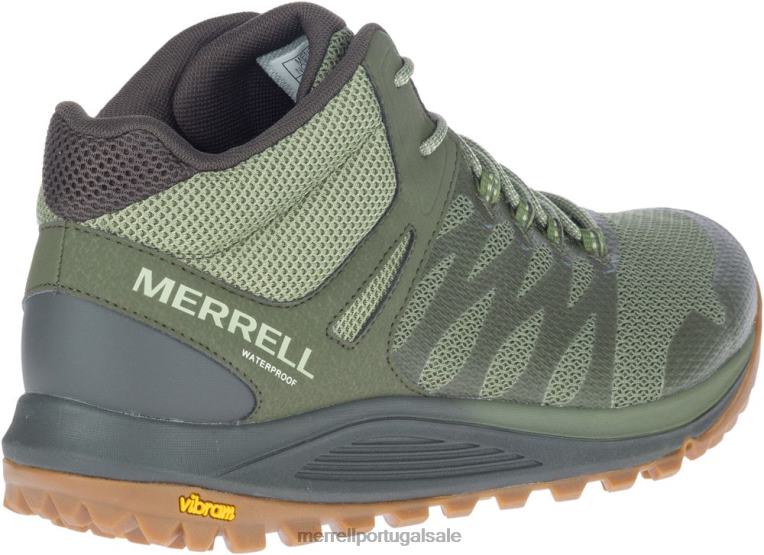 nova 2 meio à prova d'água (j035581) Merrell homens 4820N209 líquen sapato