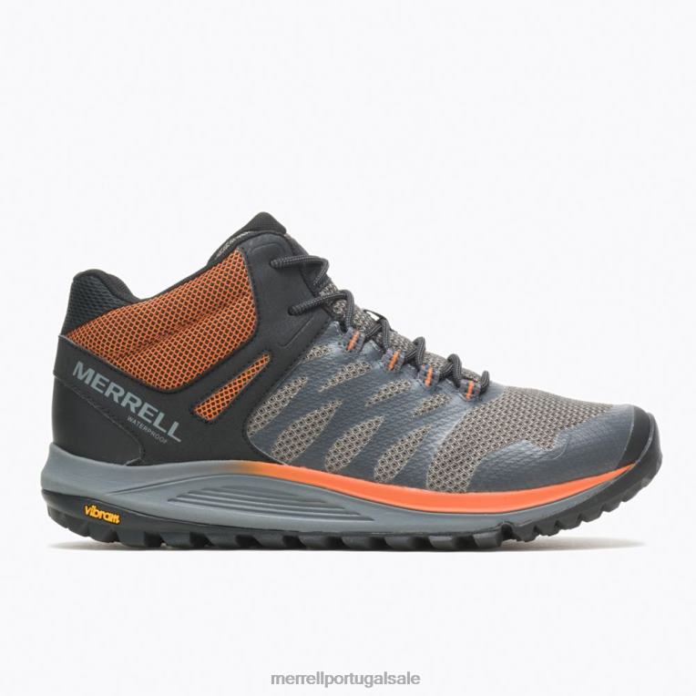 nova 2 meio à prova d'água (j500227) Merrell homens 4820N207 carvão sapato