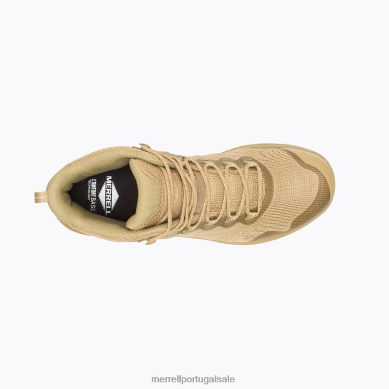 nova 3 mid bota impermeável tática (j005051) Merrell homens 4820N382 coiote sapato