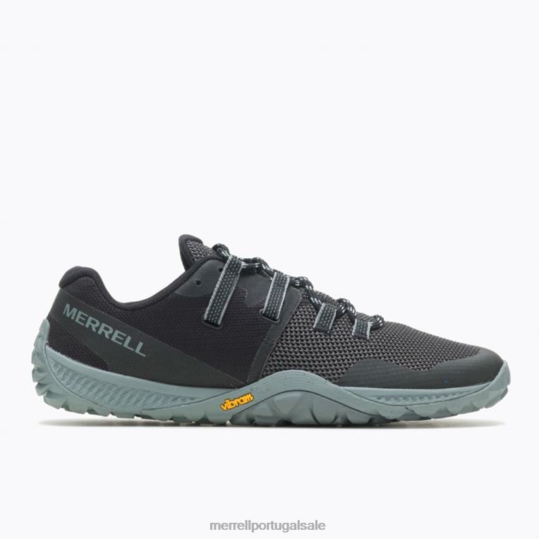 luva de trilha 6 (j135377) Merrell homens 4820N409 preto sapato
