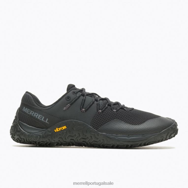 luva de trilha 7 (j037151) Merrell homens 4820N46 preto sapato