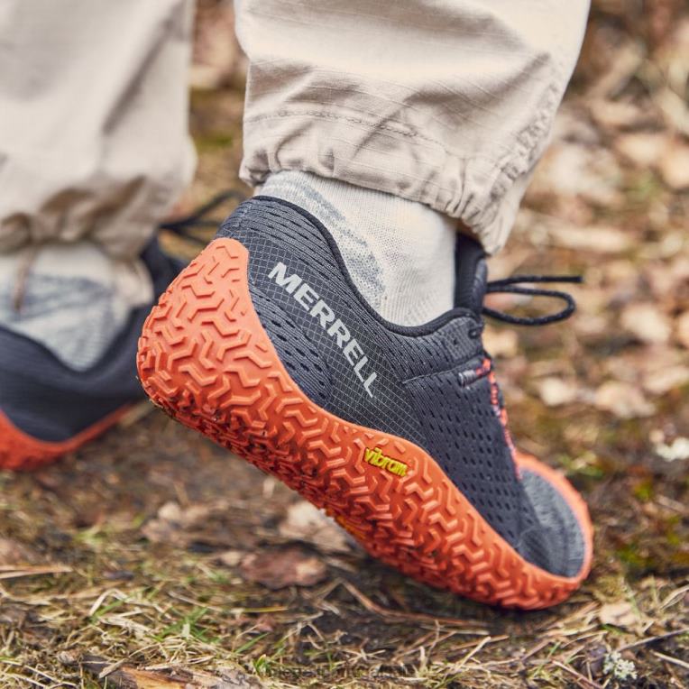 luva de vapor 6 (j067667) Merrell homens 4820N198 granito/tangerina sapato