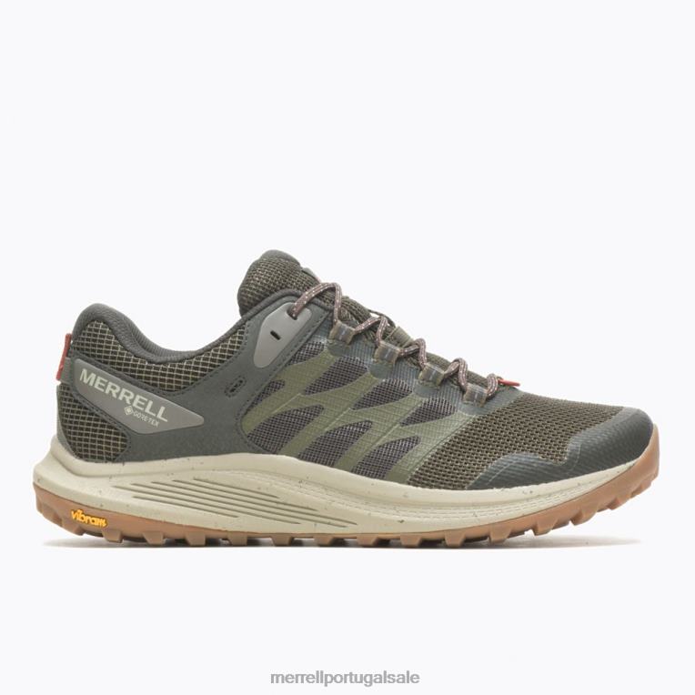 nova 3 gore-tex (j067593) Merrell homens 4820N56 Oliva sapato