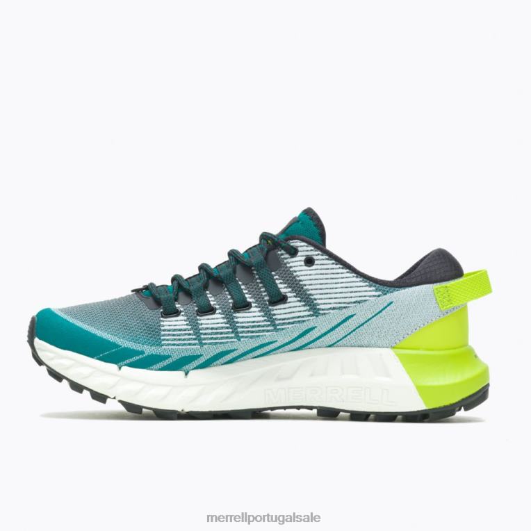 pico de agilidade 4 (j036841) Merrell homens 4820N82 jade sapato