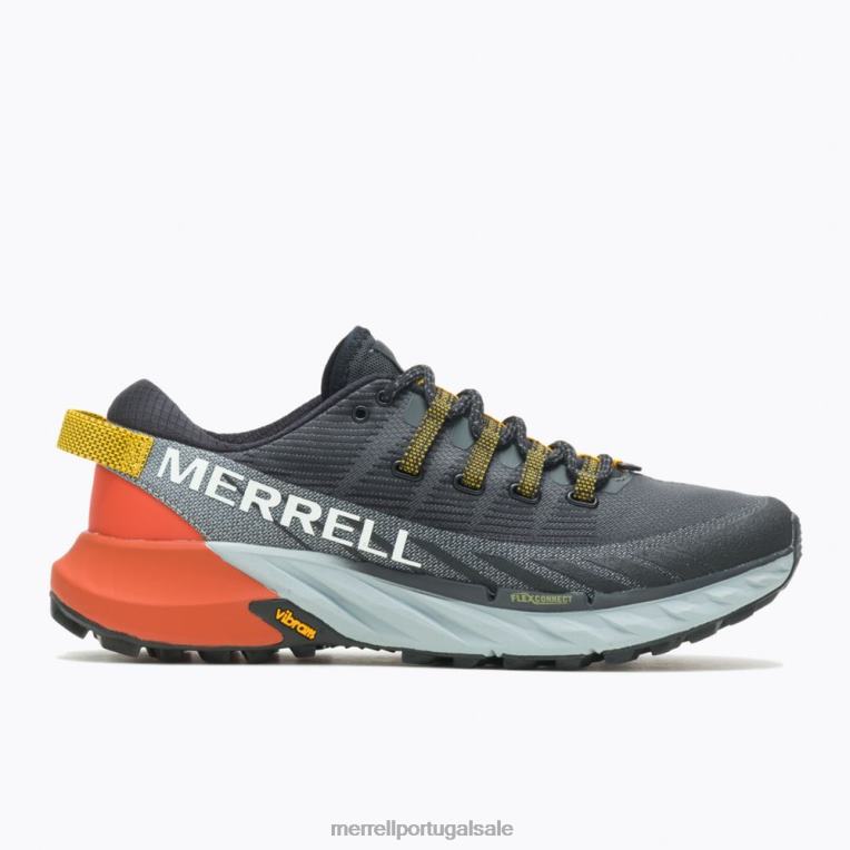 pico de agilidade 4 (j067347) Merrell homens 4820N83 preto/alto sapato