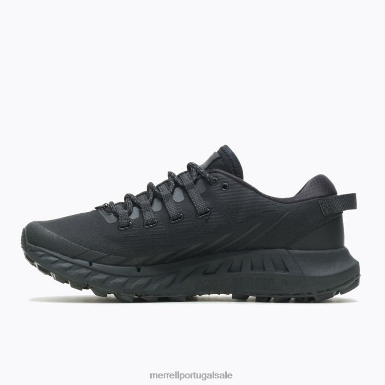 pico de agilidade 4 (j500301) Merrell homens 4820N81 preto triplo sapato