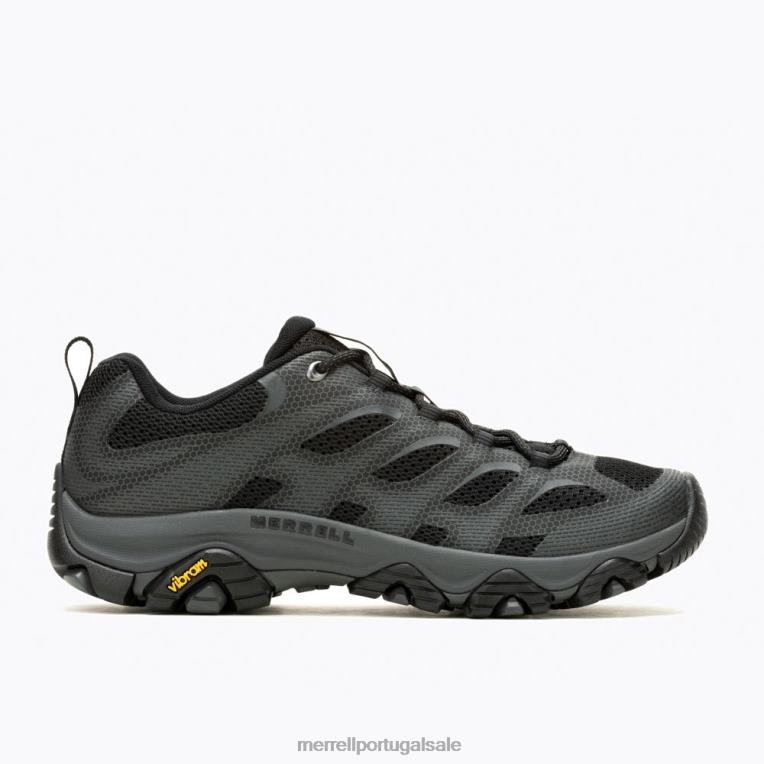 borda de moab 3 (j035895) Merrell homens 4820N364 preto sapato