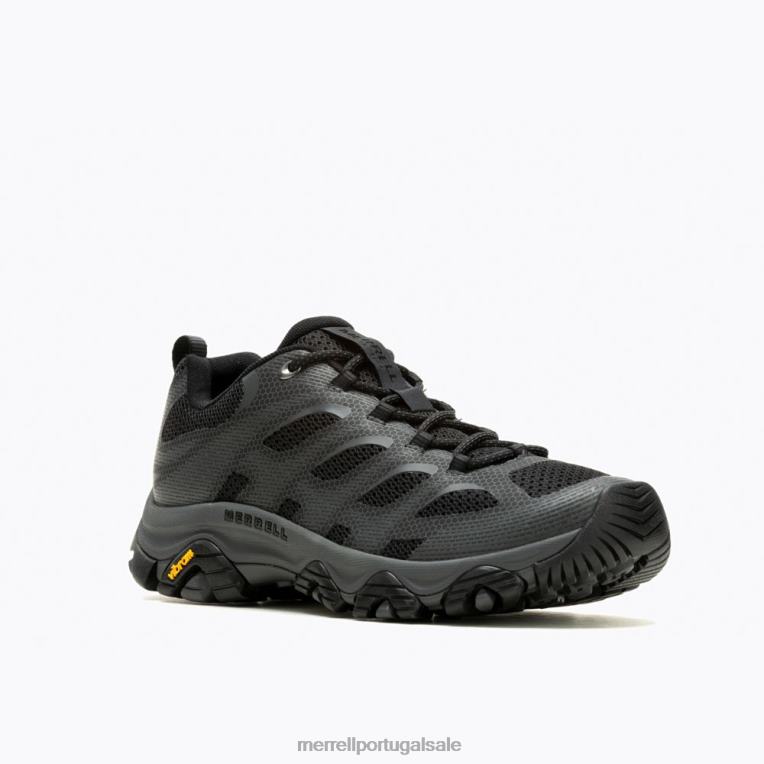 borda de moab 3 (j035895) Merrell homens 4820N364 preto sapato