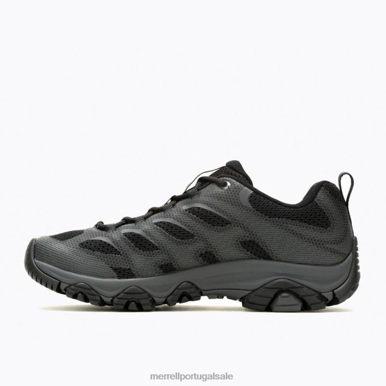 borda de moab 3 (j035895) Merrell homens 4820N364 preto sapato