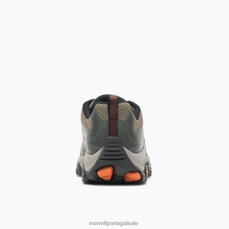 borda de moab 3 (j135549) Merrell homens 4820N362 erva/musgo sapato