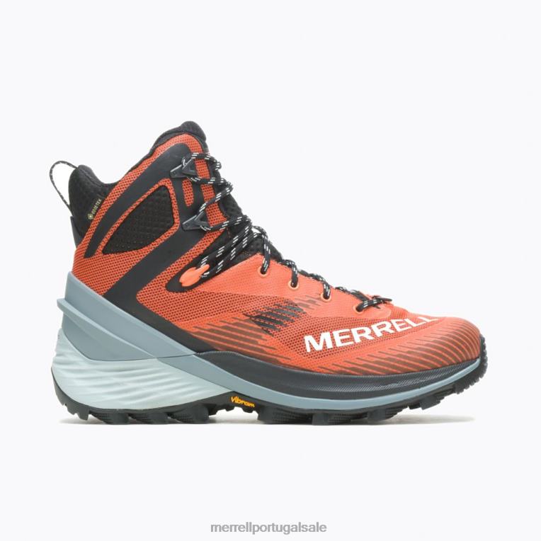 caminhante desonesto no meio de gore-tex (j037147) Merrell homens 4820N35 laranja sapato
