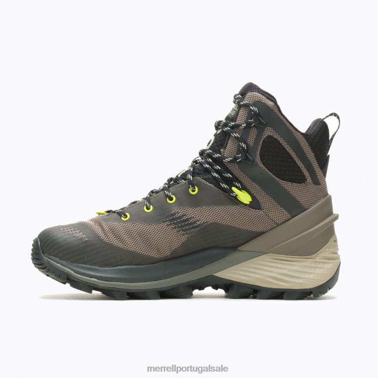 caminhante desonesto no meio de gore-tex (j037159) Merrell homens 4820N34 pedregulho sapato