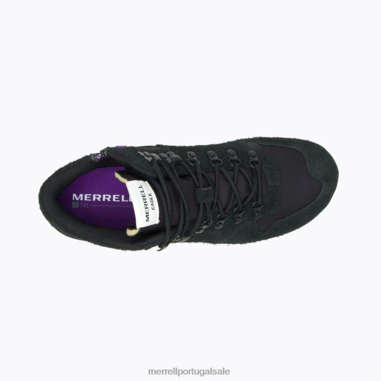 águia luxe gore-tex 1 trl (j004765) Merrell homens 4820N684 preto/roxo sapato