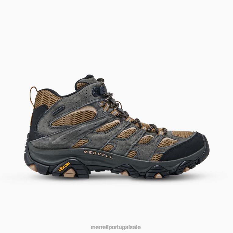 largura larga à prova d'água moab 3 média (j036269w) Merrell homens 4820N217 Butternut/beluga sapato