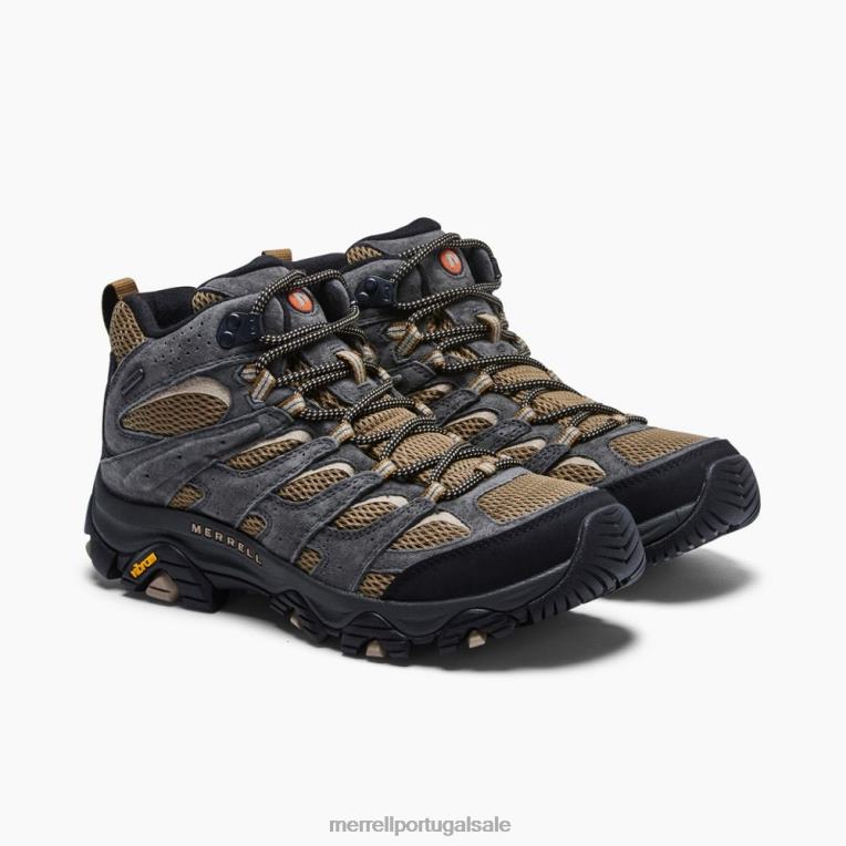 largura larga à prova d'água moab 3 média (j036269w) Merrell homens 4820N217 Butternut/beluga sapato