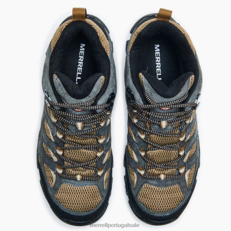 largura larga à prova d'água moab 3 média (j036269w) Merrell homens 4820N217 Butternut/beluga sapato