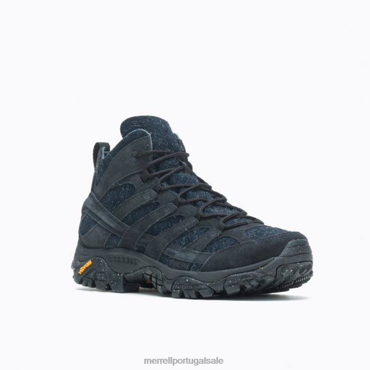 moab 2 decon mid (j004773) Merrell homens 4820N649 preto sapato