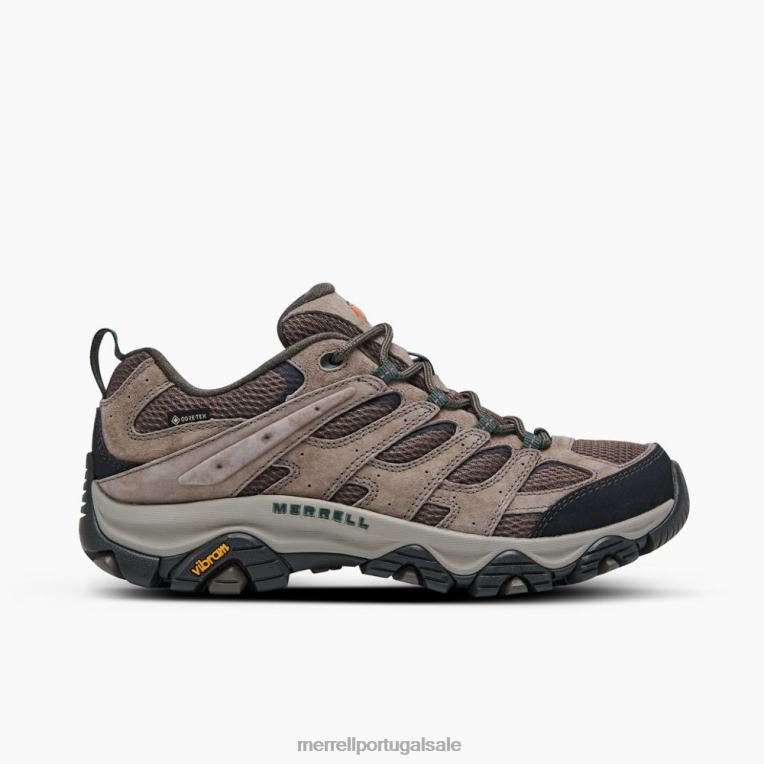 moab 3 gore-tex (j035797) Merrell homens 4820N234 pedregulho sapato