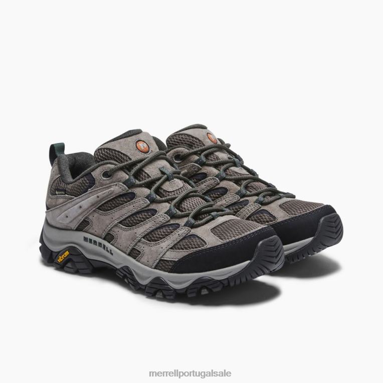 moab 3 gore-tex (j035797) Merrell homens 4820N234 pedregulho sapato