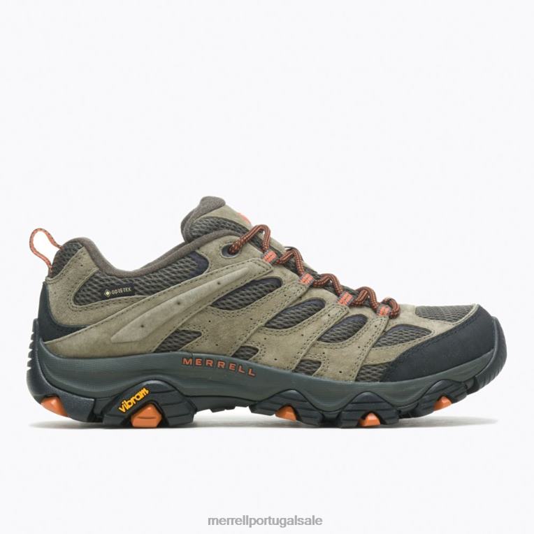 moab 3 gore-tex (j035801) Merrell homens 4820N237 Oliva sapato