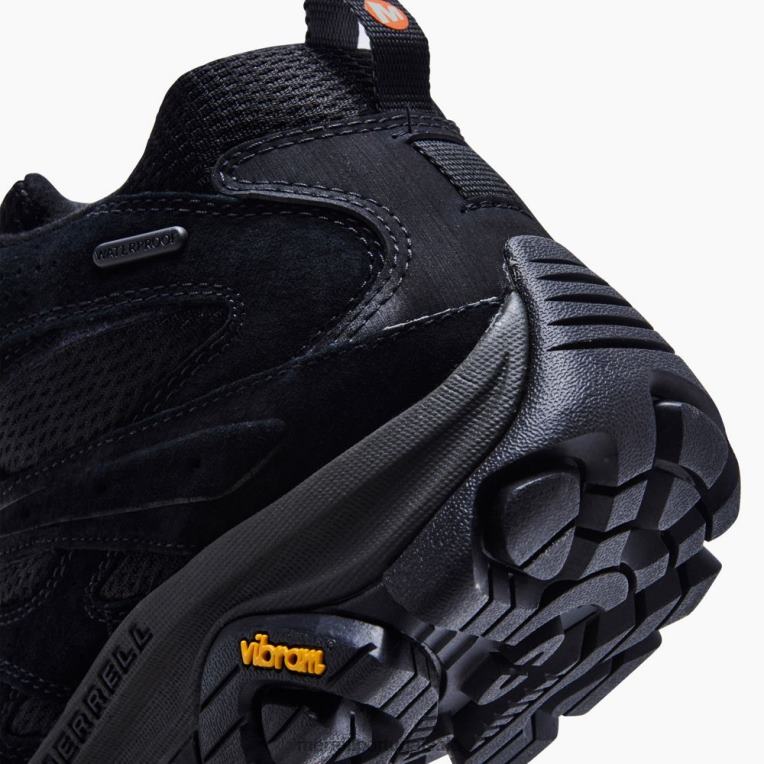moab 3 meio à prova d'água (j035835) Merrell homens 4820N129 preto sapato